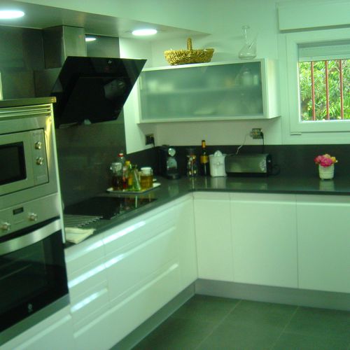 Cocina en Blanco de diseño
