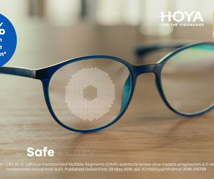 Control de miopía con lente oftálmica HOYA: Productos y Servicios de Centro Óptico Real XXI