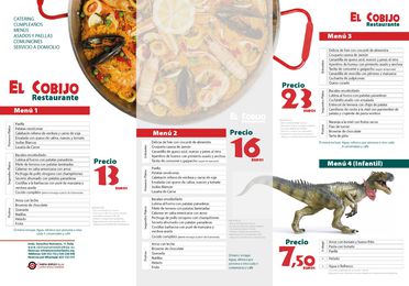 Menú fin de semana