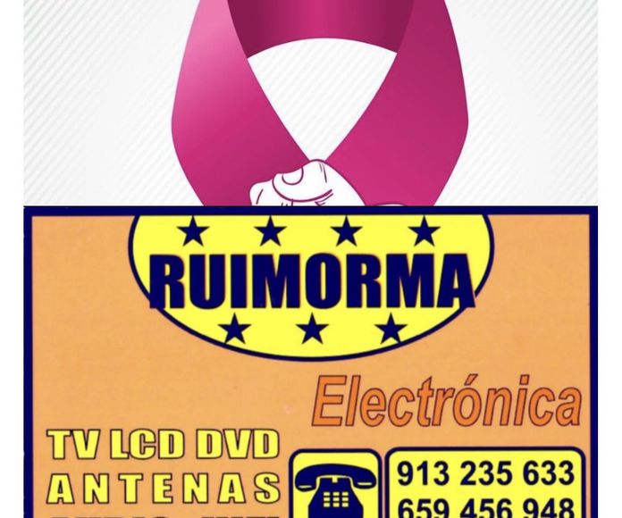  Día Mundial contra el Cáncer de Mama, con RUIMORMA reparación electrodomésticos en Plaza de Castilla 