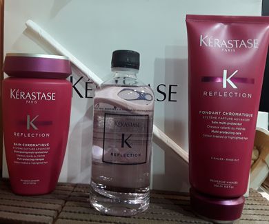 Con la compra de 2 productos KERASTASE, REGALO de AMBIENTADOR....