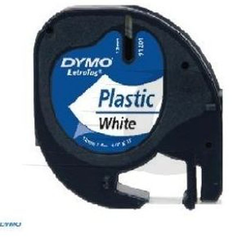 DYMO 91201 (S0721610) cinta de plástico 12 mm. X 4 m