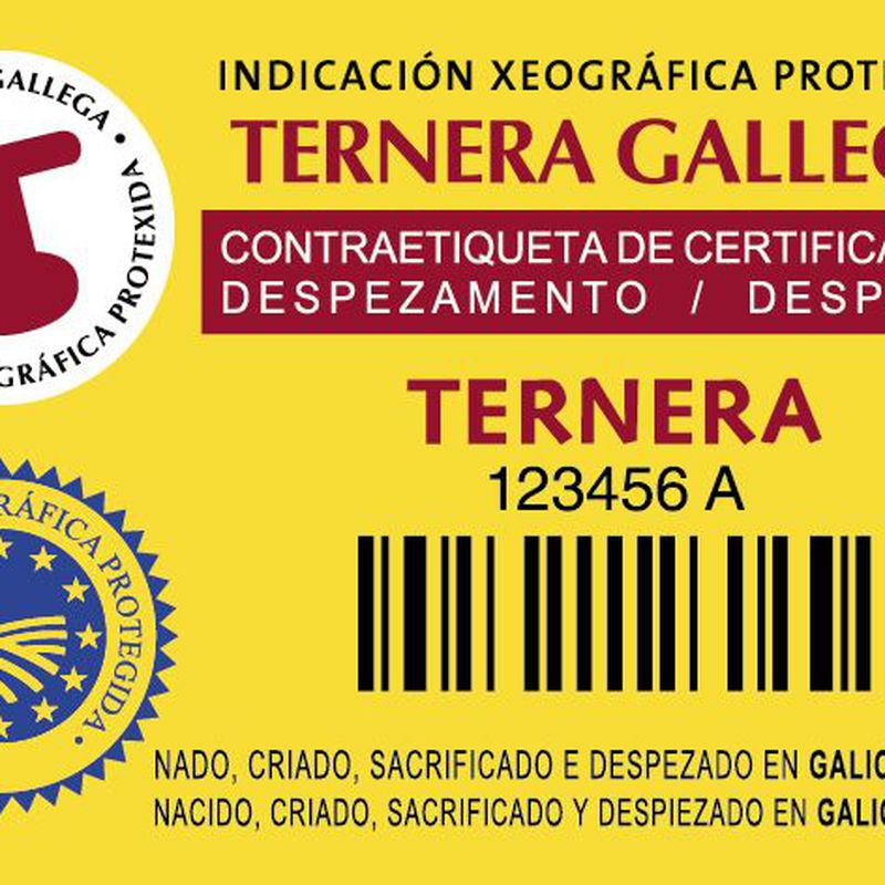 Ternera gallega: Nuestras etiquetas de Ternera Gallega