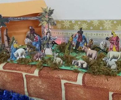 Decoración de Navidad hecha por nuestros mayores