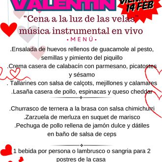 SOPAR DE SANT VALENTÍ al restaurant Moll Vell de Badalona