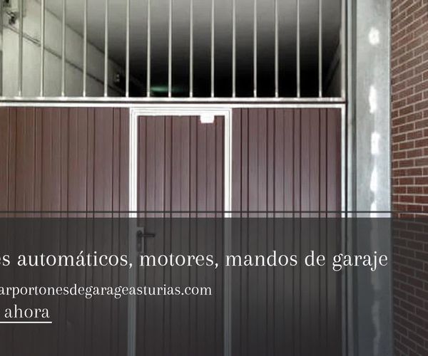 Reparación de puertas de garaje en Oviedo | Automatismos El Berrón