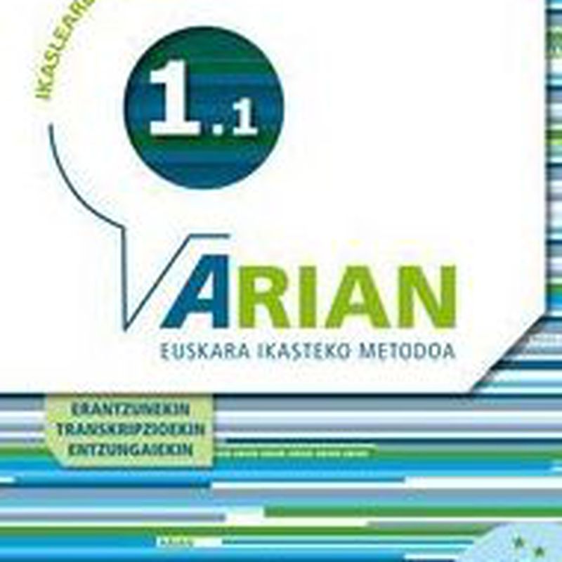 Arian A1.1 - Ikaslearen liburua (+CD) (+ ERANTZUNAK) 9788490271308