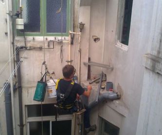 Mantenimiento e impermeabilización ascensor: Nuestros trabajos de Horma Lanak Trabajos Verticales