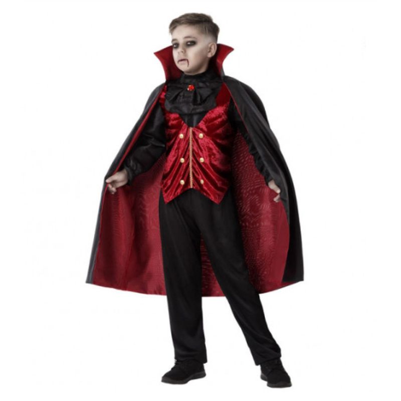 Disfraz vampiro borgoña infantil