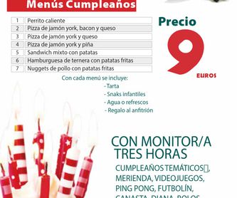MENÚ OCTUBRE: Carta y Menús de Restaurante El Cobijo