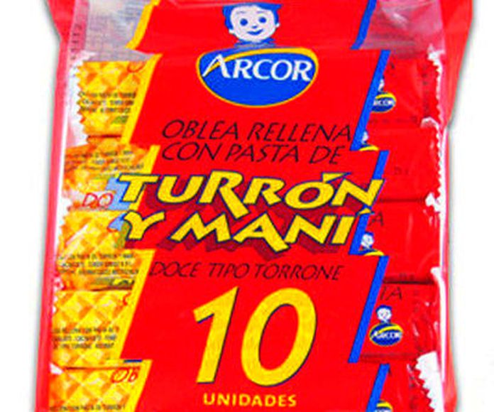 Oblea de turron y maní: PRODUCTOS de La Cabaña 5 continentes