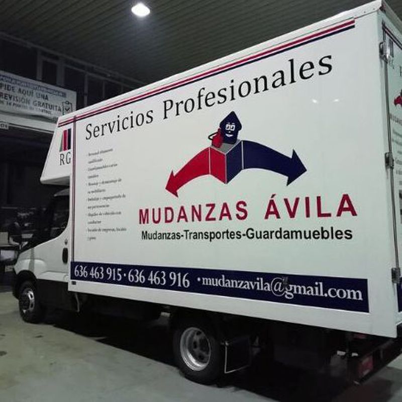 Transportes en Ávila: Servicios de Mudanzas Ávila