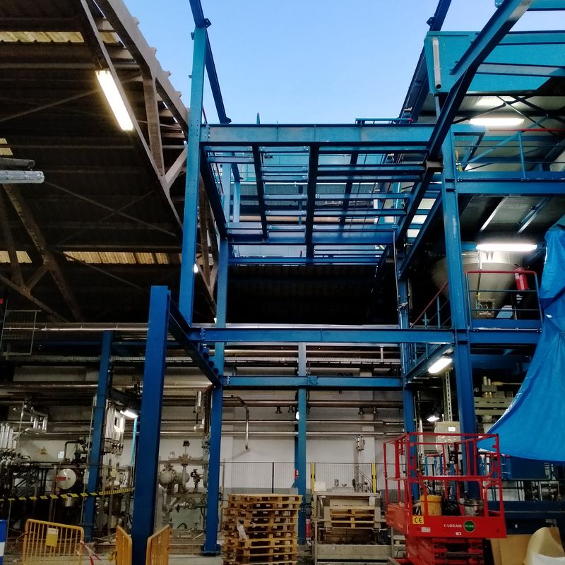 Realización de Estructura Metálica en Fábrica Clariant: Trabajos realizados de Global Metall Taller, SL
