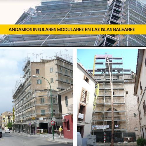 Andamios modulares en las Islas Baleares