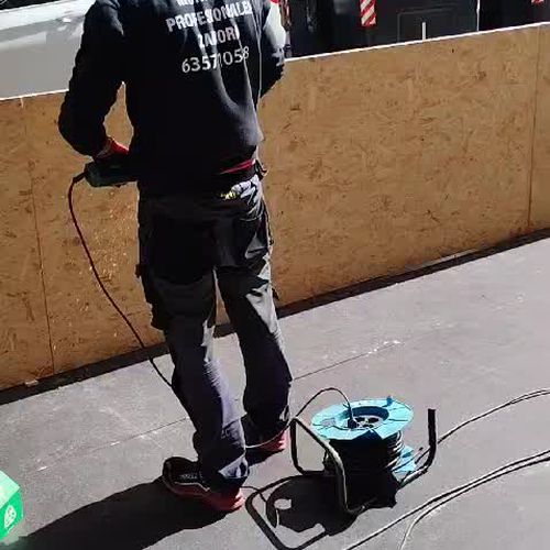Proceso de montaje de terraza en Pablo Morillo, Zamora 