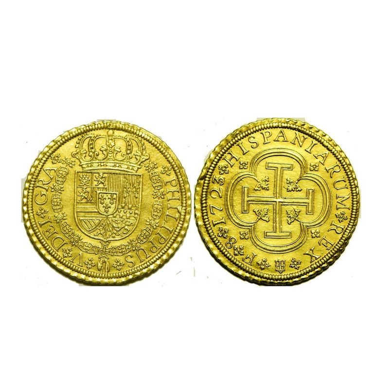 8 escudos Felipe V. 1723. Segovia