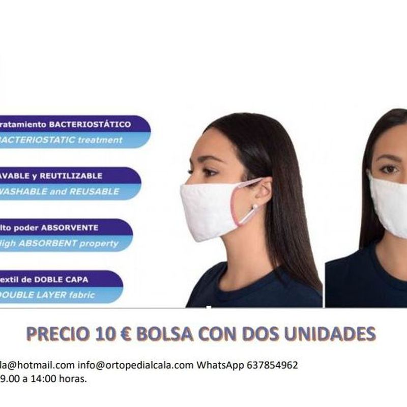 MASCARILLAS : ¿Qué podemos ofrecerte? de Gabinete de Ortopedia Alcalá, S.L.