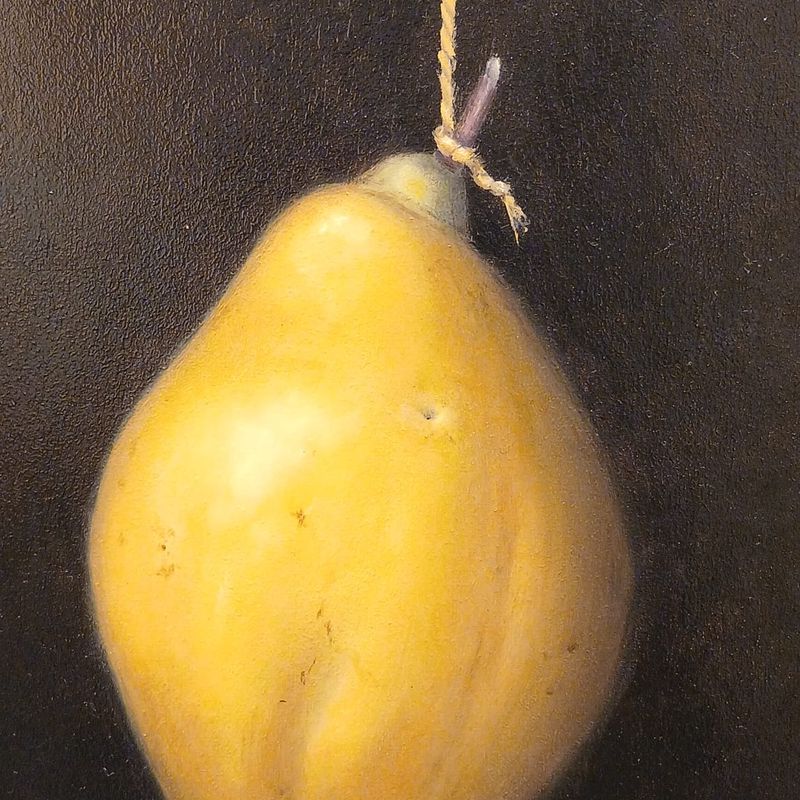 "Membrillo" Oleo sobre tabla 37x29cm