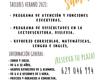 CURSOS VERANO 2021