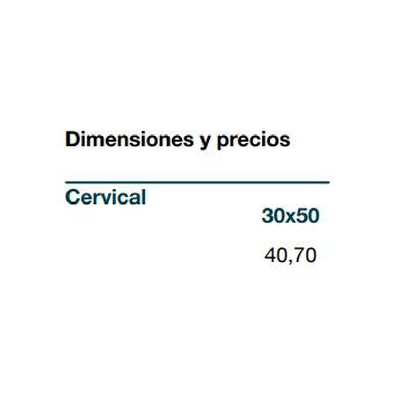 Cervical Almohada: Servicios de Colchonerías Prado