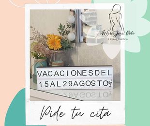 Cerramos por vacaciones