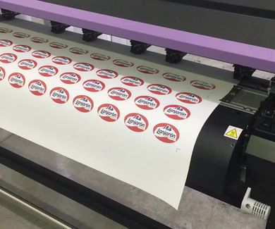 Impresión digital en vinilo textil para camisetas de Aguas Lanjaron