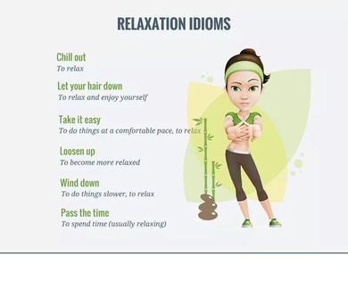 Idioms: relaxation
