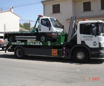 Servicio de grua camiones ligeros: Servicios de Grúas Palma