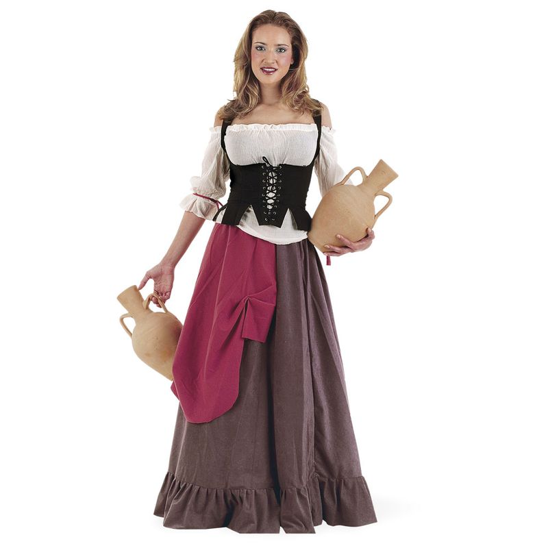 Disfraz tabernera medieval Eliana mujer