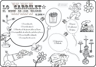 Menú infantil