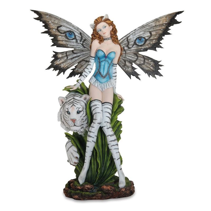 Hada con alas de mariposa en resina y tigre: catálogos de Iluminación Raquel