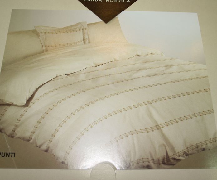 Punti. Conjunto de saco bajera ajustable, funda y almohada. Cama 135 cm.: Catálogo de La Cibeles