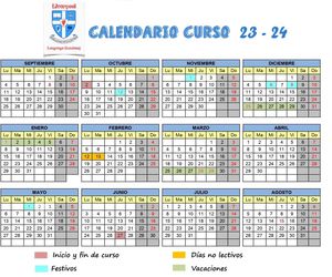 Calendario curso 23-24