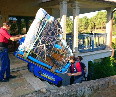 Transporte piano robot Galicia 
