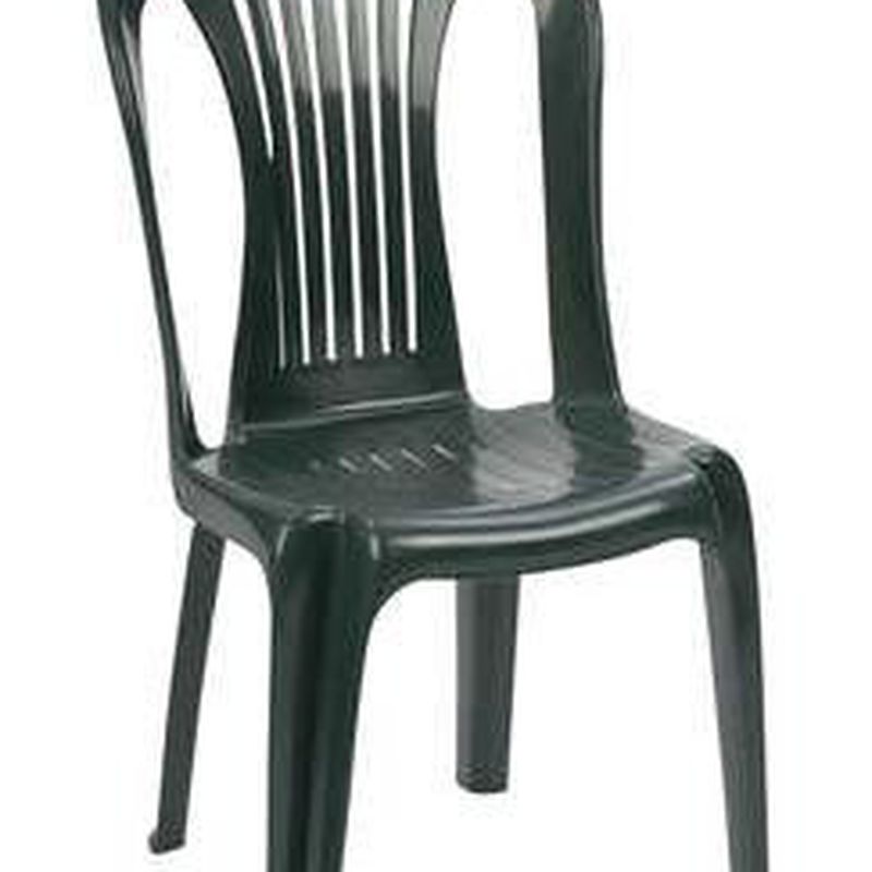 SILLA RESINA COLOR VERDE