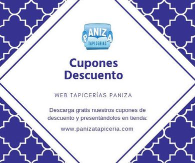CUPONES DE DESCUENTO WEB- TAPICERÍAS PANIZA, SL
