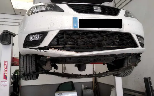 Reparación de golpes frontales