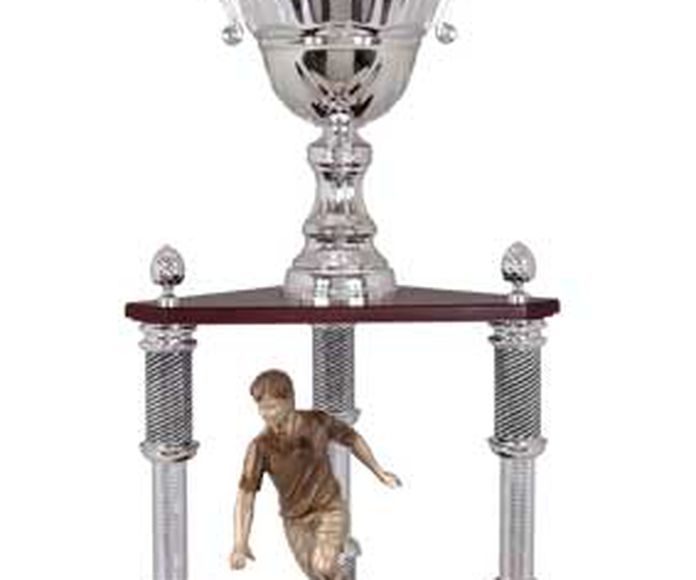 Copa de columna con figura de varios deportes. modelo 3077: Productos de Trofeos Atenea