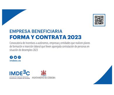 Empresa Beneficiaria Forma y Contrata 2023