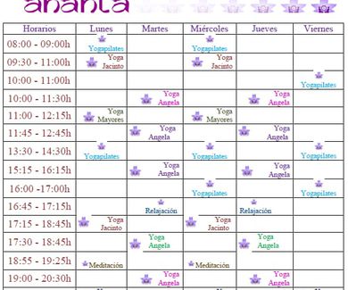 Nuevo horario