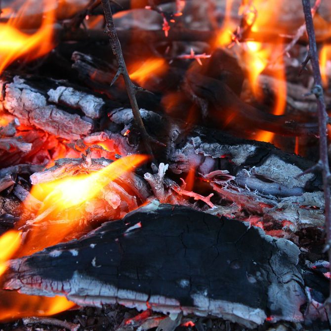 Cava a la brasa