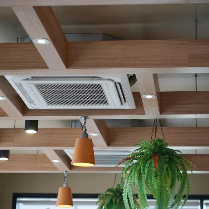 El aire acondicionado mejora el funcionamiento de la oficina