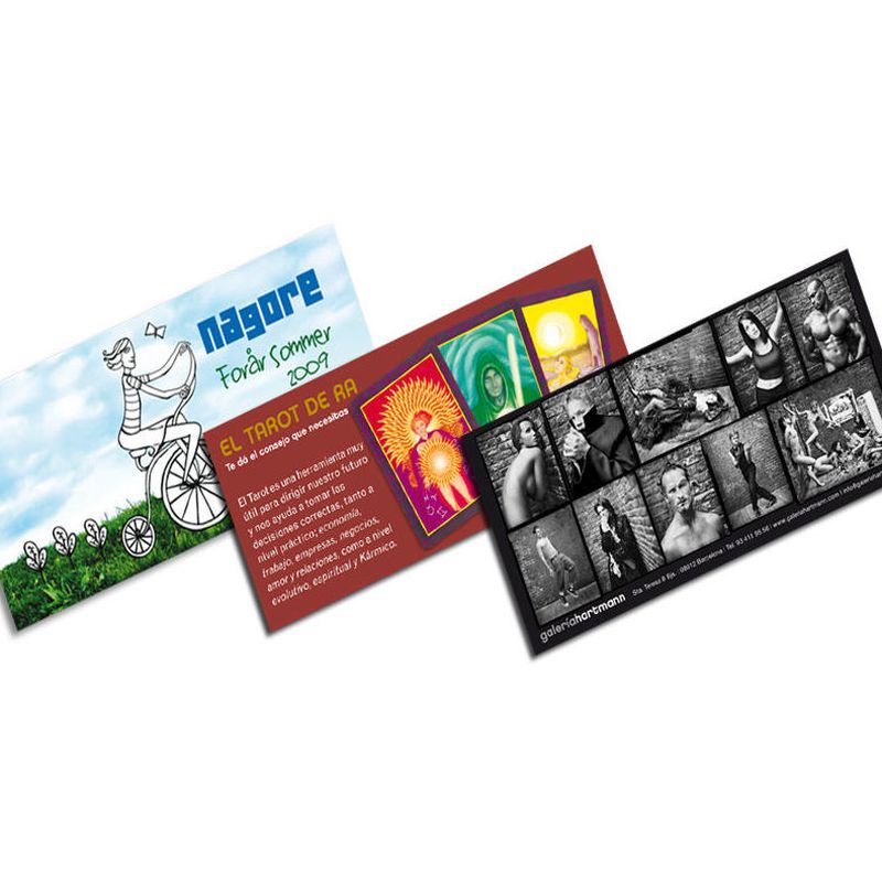 Tarjetones y postales: Servicios de impresión digital de Imprenta Vilaró