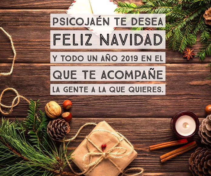 ¡ Desde PSICOJAÉN queremos desearte una Feliz Navidad y un próspero año 2019 ! }}