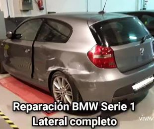 REPARACION LATERAL BMW SERIE 1