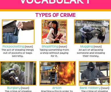 Vocabulary: crime