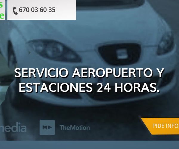 Teléfono taxi Madrid 24 horas