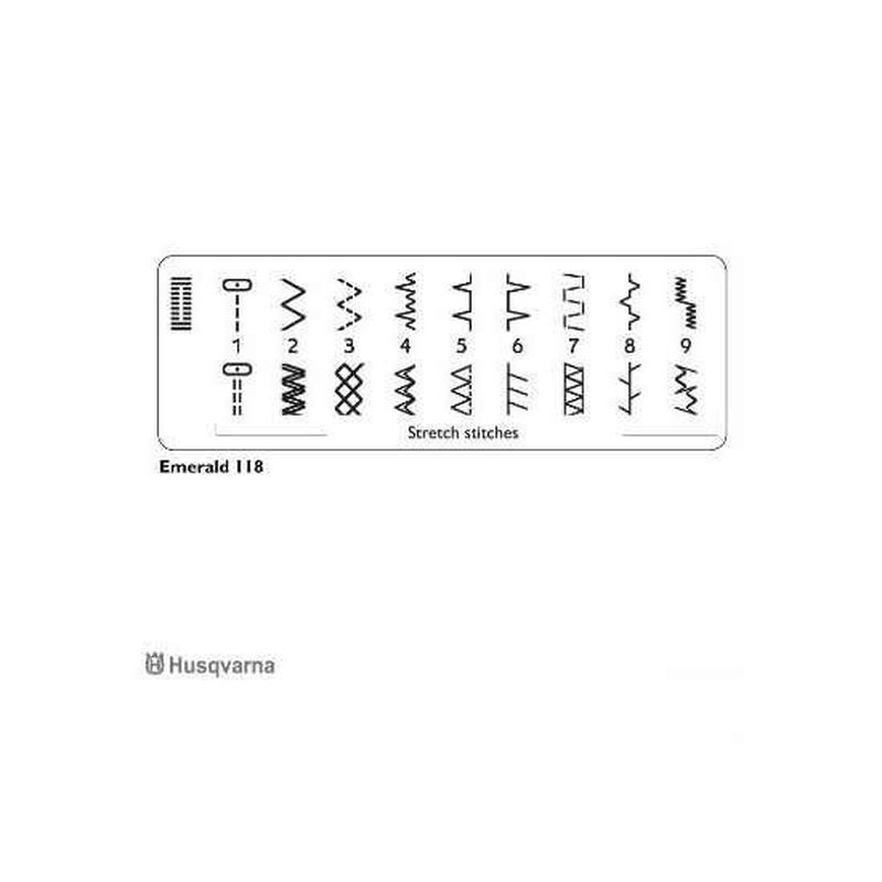 Máquina de coser Husqvarna Emerald 118: Productos de KOSSE
