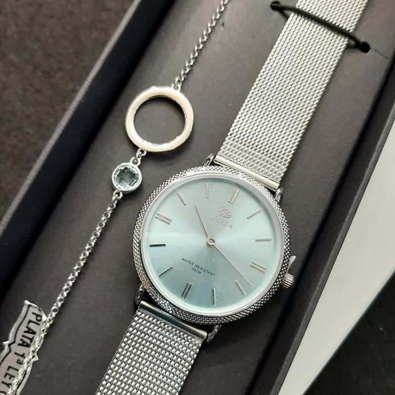 Reloj Marea señora. Pack estuche de regalo con pulsera de plata de regalo: Catálogo de Joyería Izquierdo
