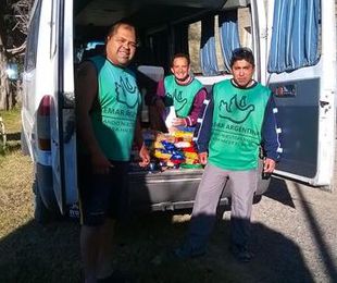 Remar ONG reparte más de 100kg de comida a familias necesitadas en Rio negro